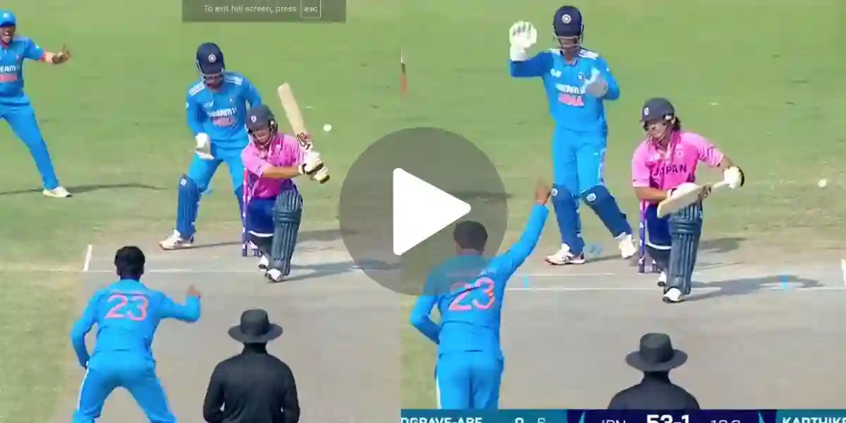 [Watch] Karthikeya Deceives Hardgrave Abe With A Brilliant Googly In U19 Asia Cup 2024